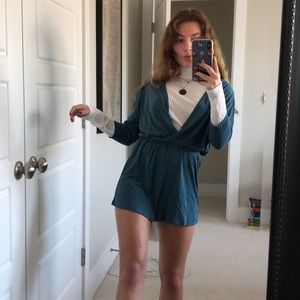 Teal Romper